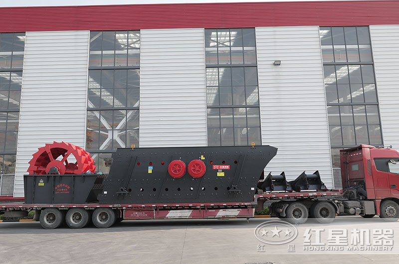 开云电竞轮式洗砂机装车发货中 开云电竞轮式洗砂机装车发货中