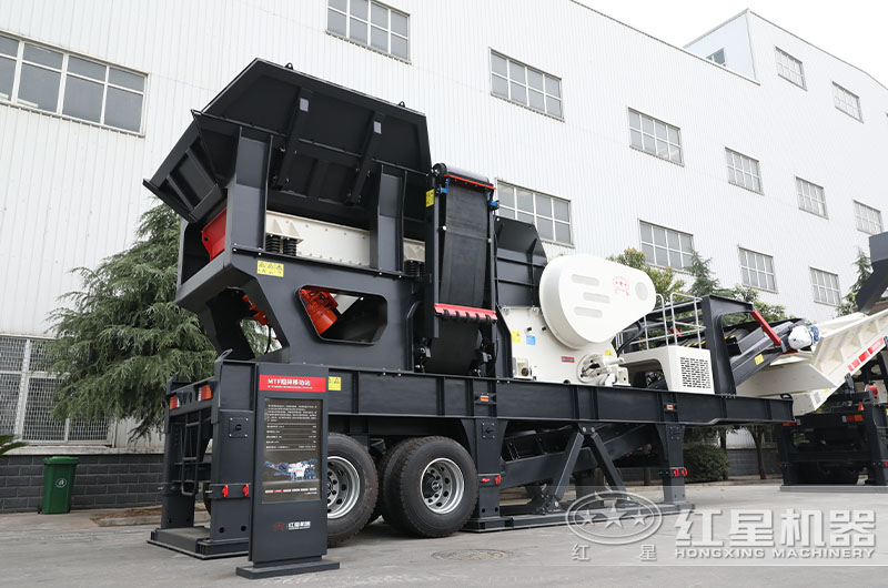 大型颚式移动石子破碎机 大型颚式移动石子破碎机