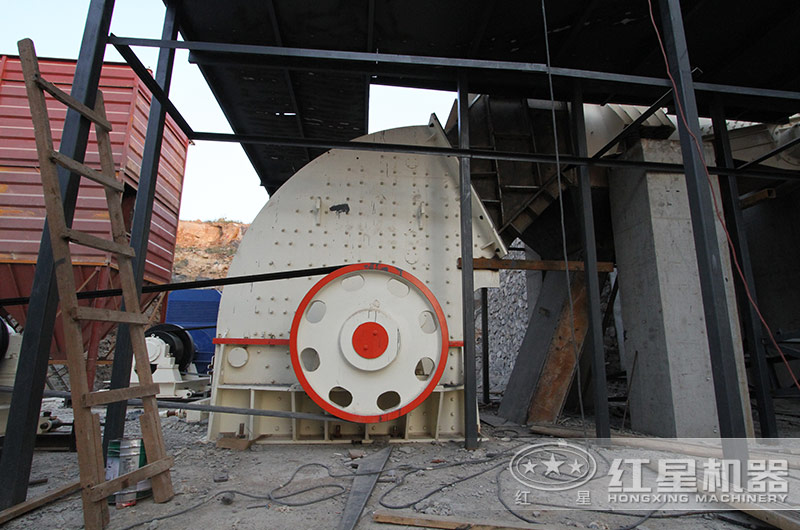 石灰石破碎加工现场 石灰石破碎加工现场