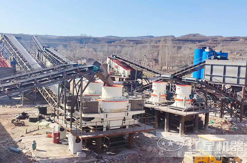 机制砂加工生产客户现场 机制砂加工生产客户现场